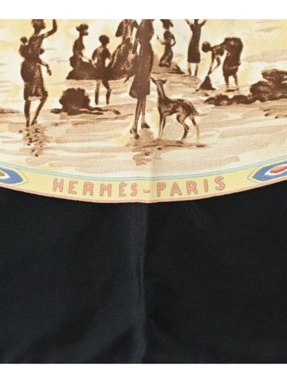 Hermes Scarf Beige - Picture 3 of 7